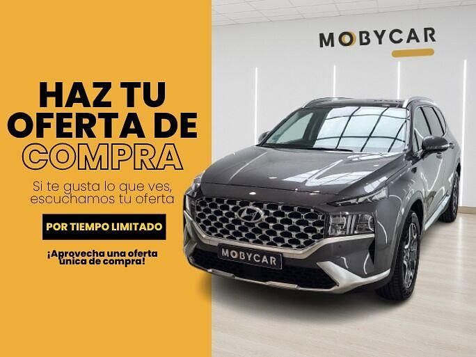 Gris Usado 2022 Hyundai Santa Fe SUV | 34.490 € (Precio justo) - Imagen 1/4