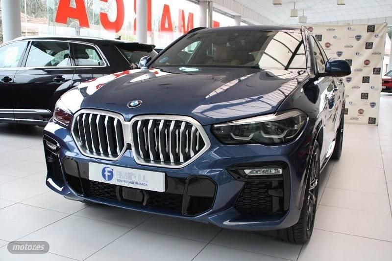 Usado BMW X6 286 CV (210 kW) 2021 Azul SUV