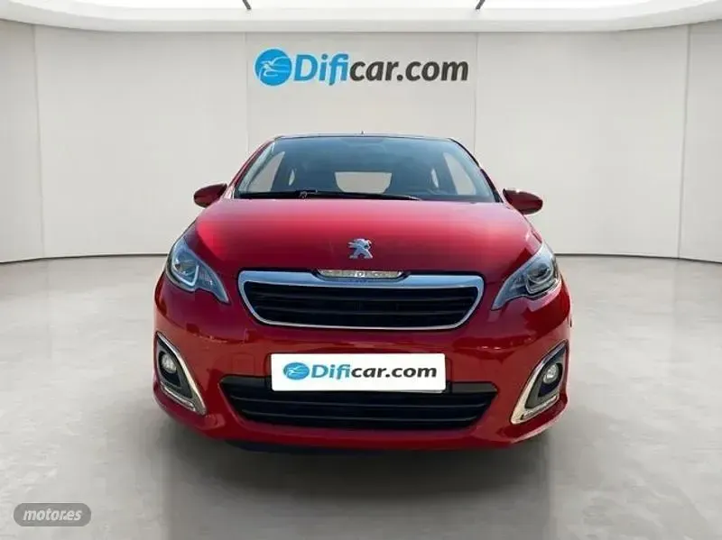 Usado Peugeot 108 Allure 82 CV (60 kW) 2018 Rojo Berlina