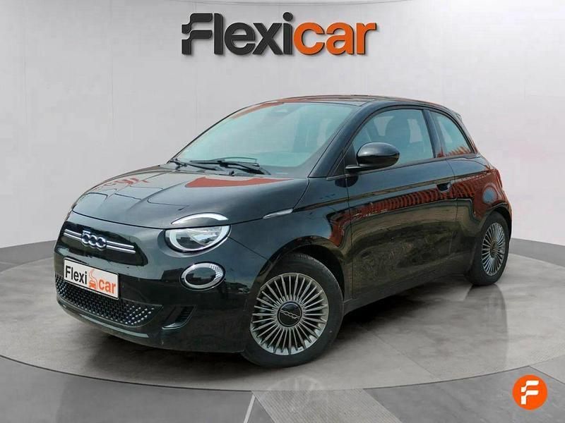 Usado Fiat 500e Icon 86 kW (118 CV) 2021 Negro Utilitario