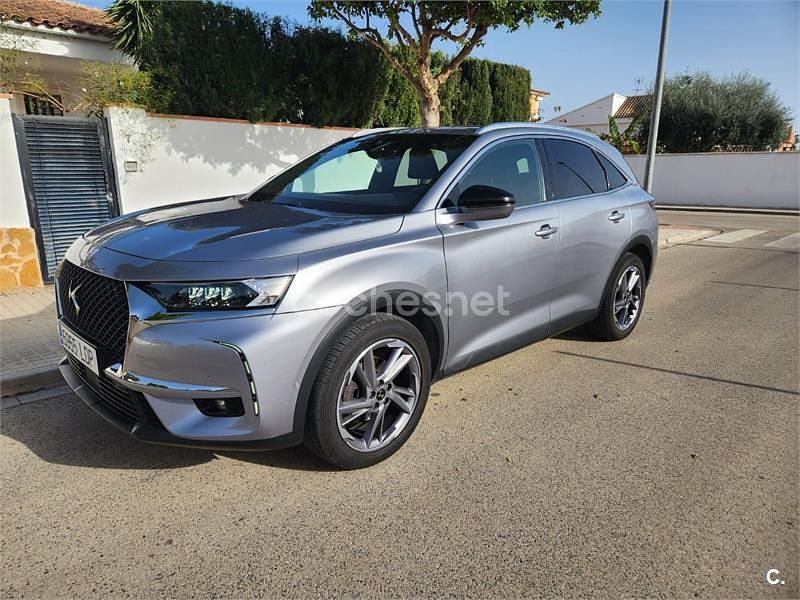 Gris / plata Usado 2019 DS Automobiles DS7 Crossback So Chic SUV | 19.000 € (Precio justo) - Imagen 1/4