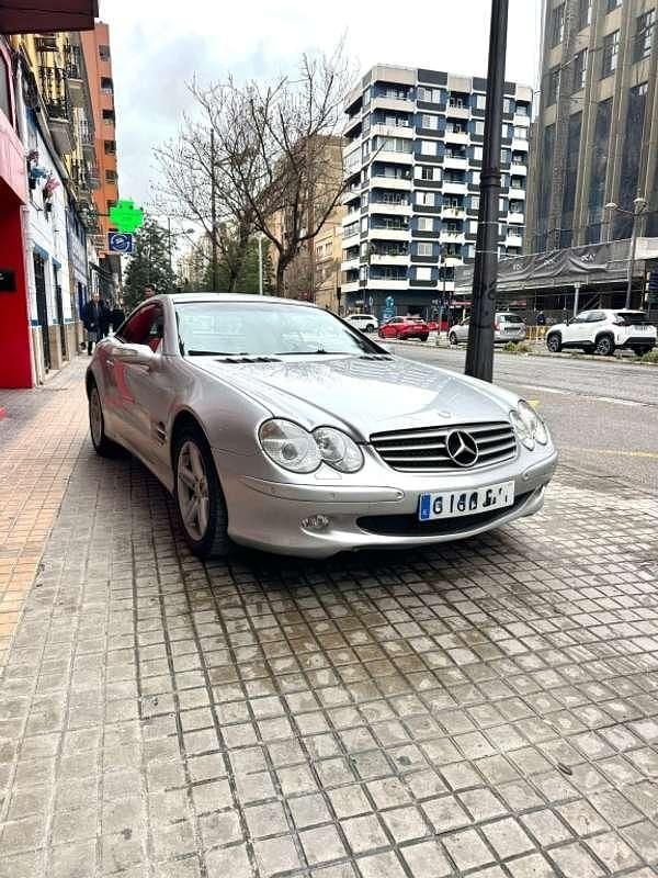Usado Mercedes SL350 245 CV (180 kW) 2004 Plateado Coupe