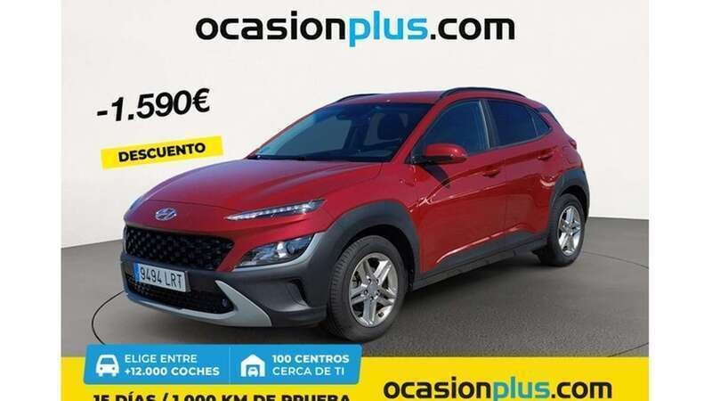 Rojo Usado 2021 Hyundai Kona SUV | 15.900 € (Precio justo) - Imagen 1/4