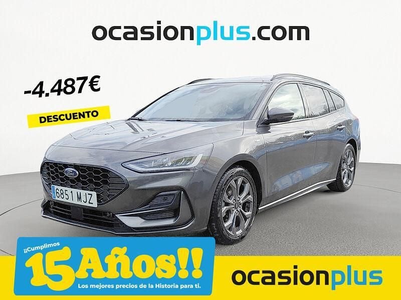 Gris Usado 2023 Ford Focus ST-Line Familiar | 19.690 € (Precio justo) - Imagen 1/4