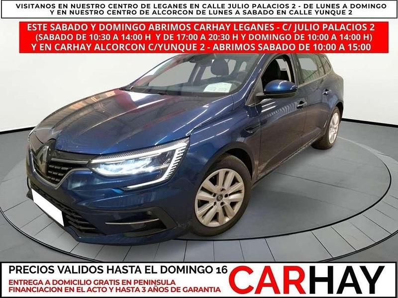 Azul Usado 2021 Renault Mégane GrandTour Business Familiar | 15.790 € (Super precio) - Imagen 1/4