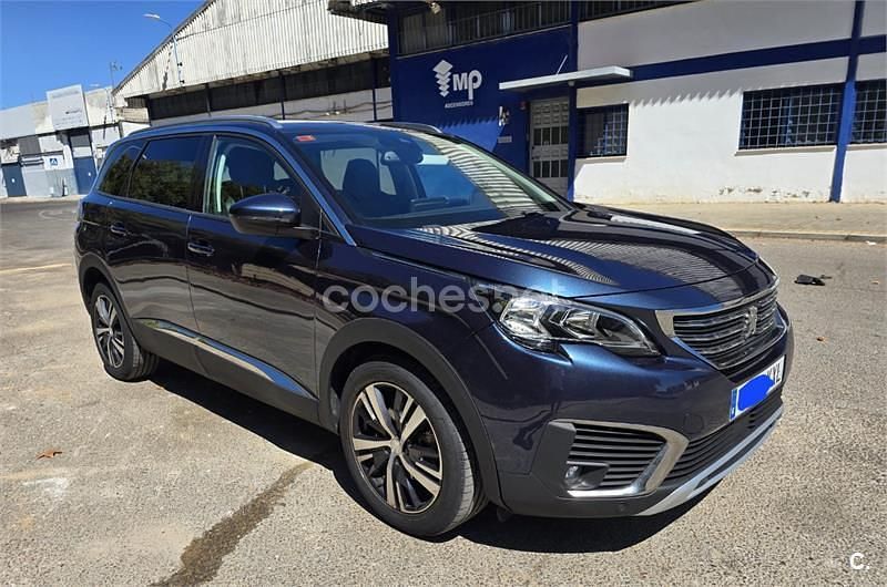 Azul Usado 2019 Peugeot 5008 Allure SUV | 14.999 € (Super precio) - Imagen 1/4