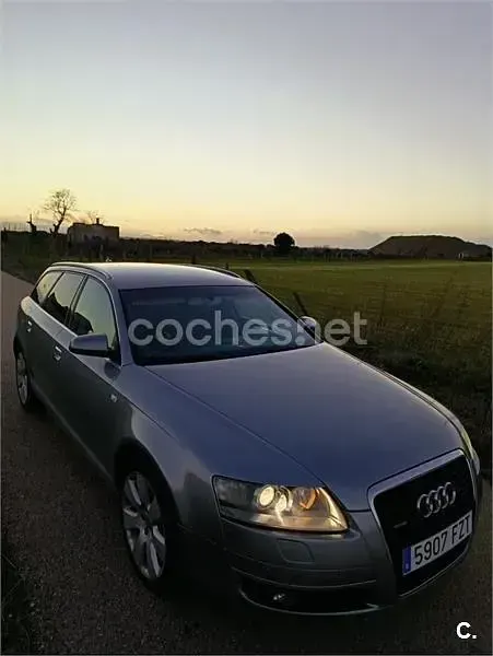 Usado Audi A6 180 CV (132 kW) 2008 Gris / plata Familiar