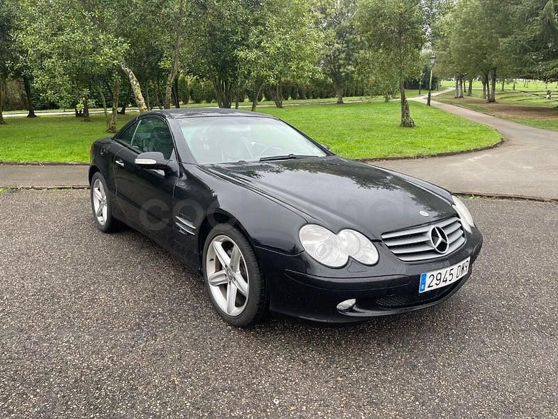 Usado Mercedes SL350 245 CV (180 kW) 2003 Negro Descapotable