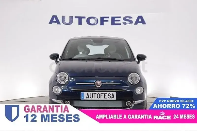 Usado Fiat 500 Lounge 95 CV (69 kW) 2015 Azul Berlina