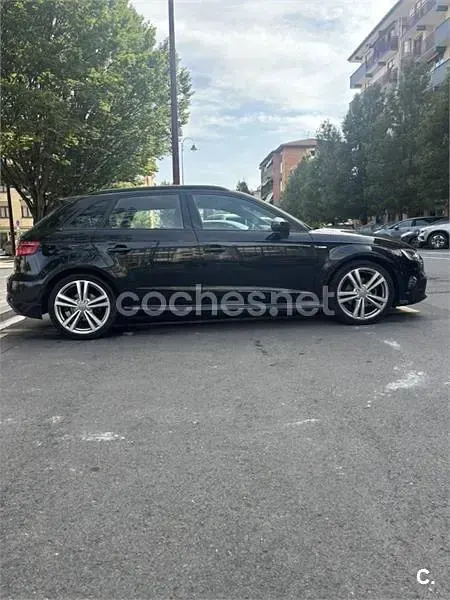 Usado Audi A3 S-Line 150 CV (110 kW) 2019 Negro Berlina