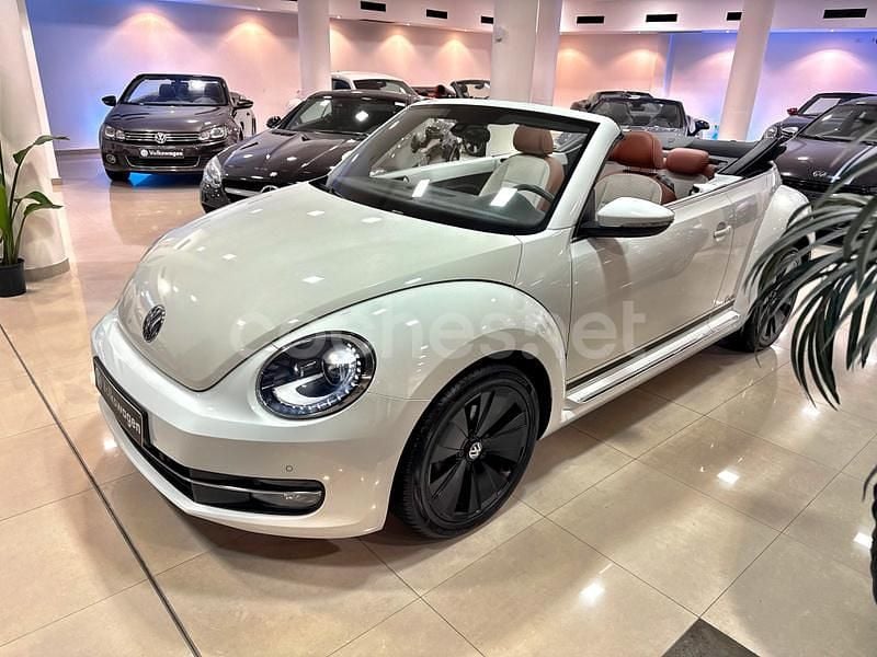 Blanco Usado 2015 VW Beetle Sportline Descapotable | 15.290 € (Precio justo) - Imagen 1/4