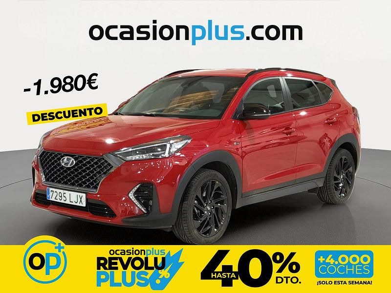Usado Hyundai Tucson N Line 136 CV (100 kW) 2020 Rojo SUV