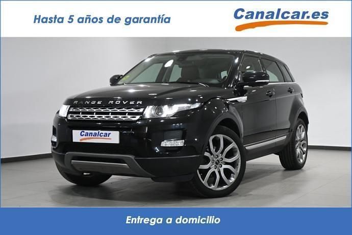 Negro Usado 2012 Land Rover Range Rover evoque Prestige SUV | 13.423 € (Buen precio) - Imagen 1/4