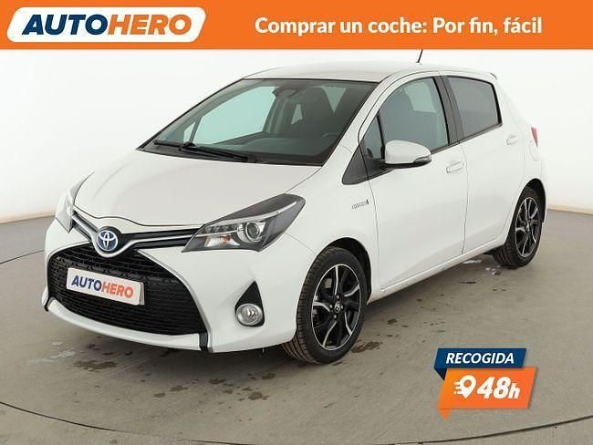 Usado Toyota Yaris Hybrid Style 101 CV (74 kW) 2016 Blanco Berlina