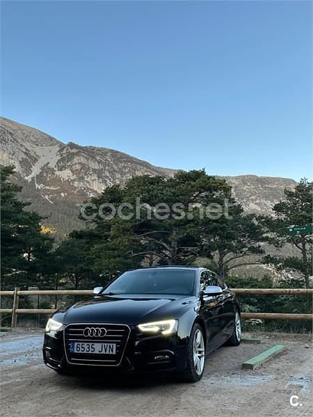 Usado Audi A5 Sportback 204 CV (150 kW) 2013 Negro Utilitario