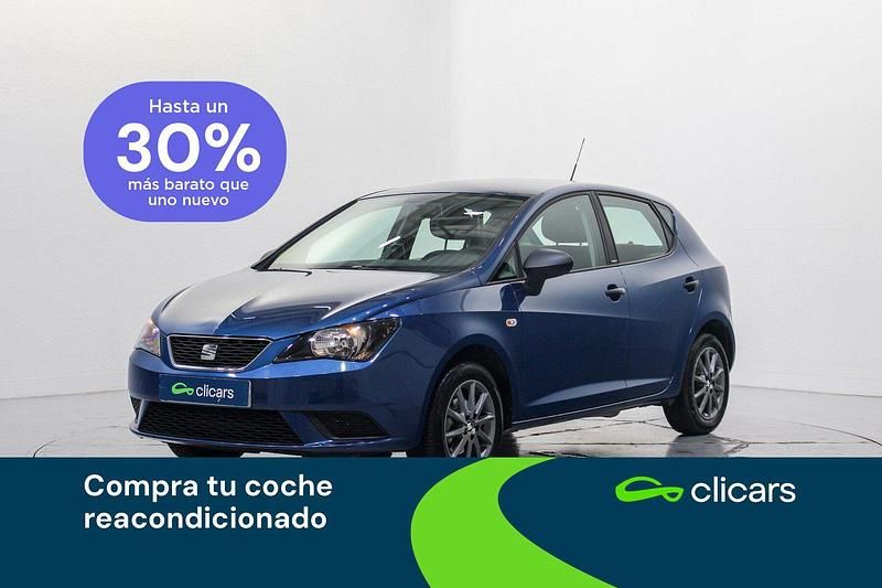 Azul Usado 2015 Seat Ibiza Reference Berlina | 8790 € (Precio justo) - Imagen 1/4