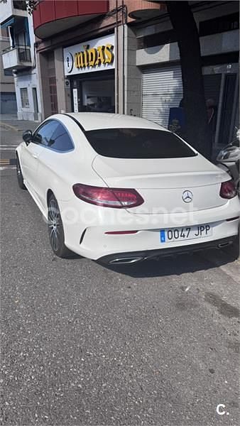 Usado Mercedes C220 170 CV (125 kW) 2016 Blanco Coupe