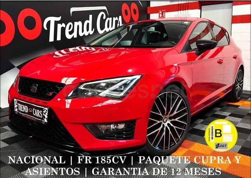 Usado Seat Leon FR 185 CV (136 kW) 2014 Rojo Berlina