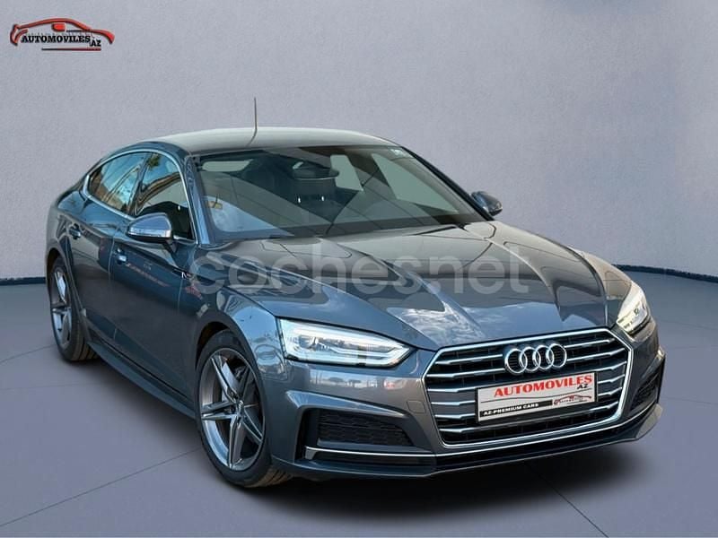 Usado Audi A5 Sportback S-Line 190 CV (139 kW) 2019 Gris / plata Utilitario