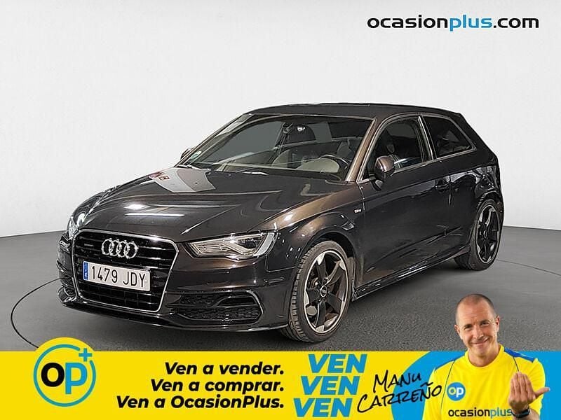 Usado Audi A3 S-Line 184 CV (135 kW) 2015 Marrón Utilitario