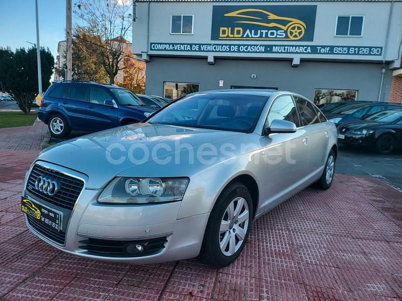 Usado Audi A6 225 CV (165 kW) 2004 Gris / plata Berlina
