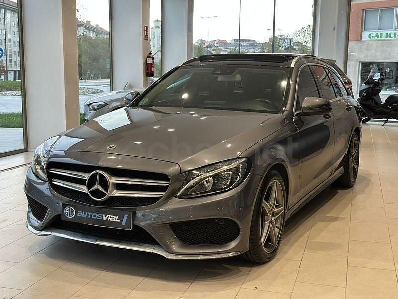 Usado Mercedes C220 170 CV (125 kW) 2021 Gris / plata Familiar