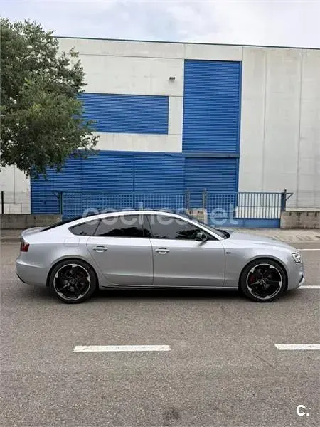 Usado Audi A5 Sportback Advanced 190 CV (139 kW) 2015 Gris / plata Utilitario