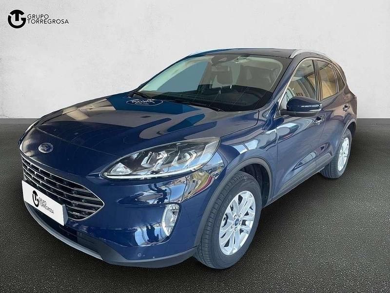 Azul Usado 2022 Ford Kuga Titanium SUV | 27.900 € (Un poco caro) - Imagen 1/4