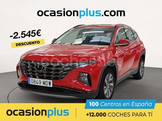 Rojo Usado 2023 Hyundai Tucson SUV | 26.900 € (Precio justo) - Imagen 1/4