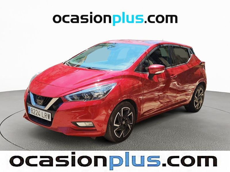 Rojo Usado 2021 Nissan Micra Acenta Utilitario | 10.410 € (Buen precio) - Imagen 1/4