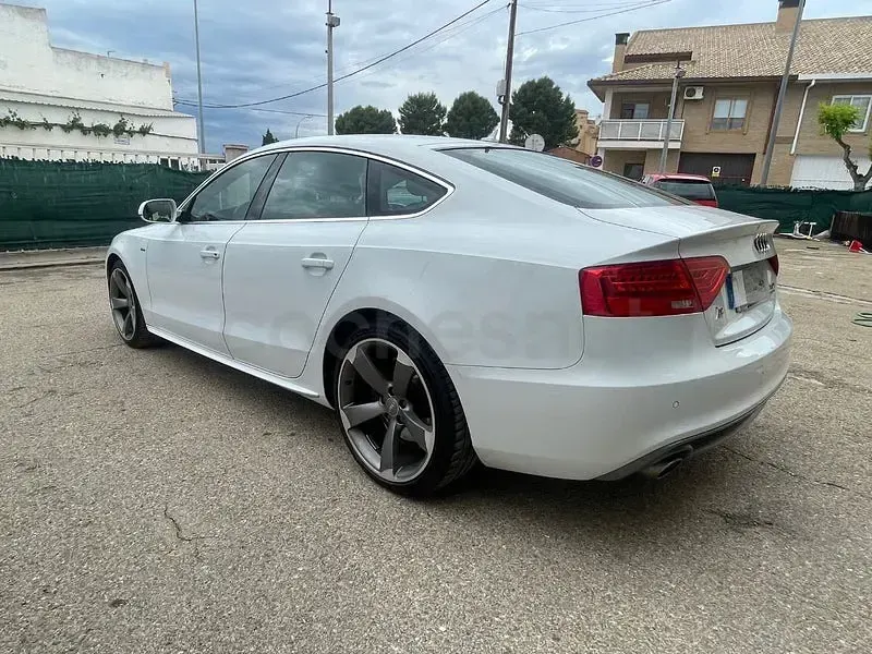 Usado Audi A5 Sportback 245 CV (180 kW) 2013 Blanco Utilitario