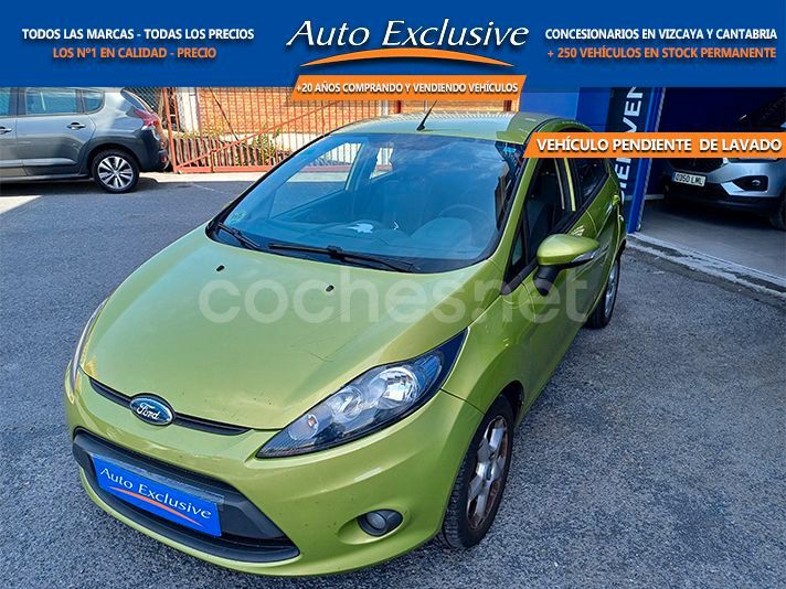 Verde Usado 2009 Ford Fiesta Trend Utilitario | 5740 € (Precio justo) - Imagen 1/3
