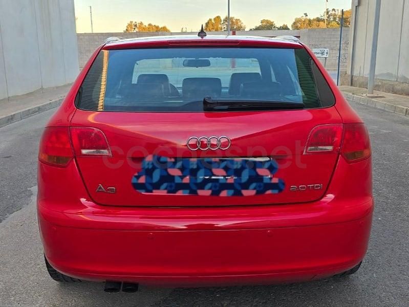 Usado Audi A3 Attraction 140 CV (102 kW) 2006 Rojo Utilitario
