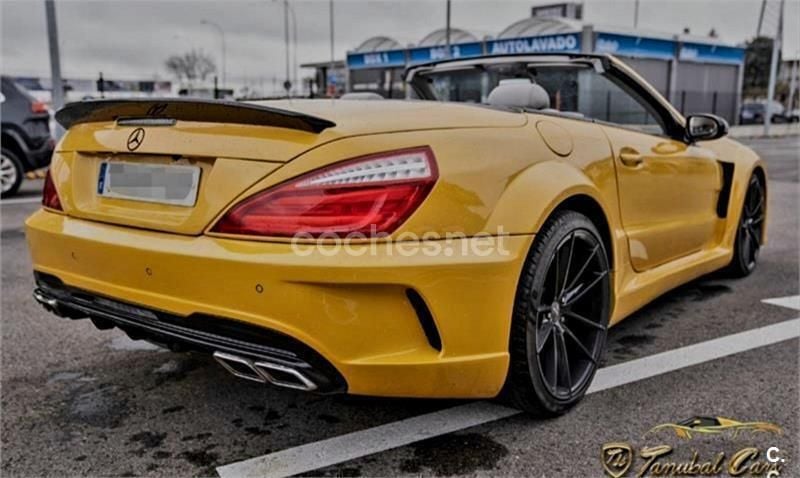 Usado Mercedes SL500 306 CV (225 kW) 2002 Naranja Descapotable
