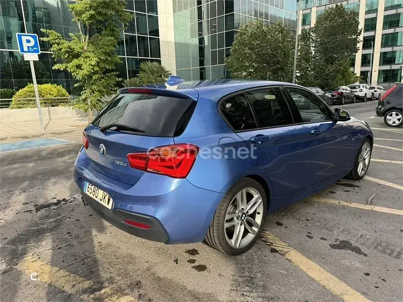 Usado BMW 120 184 CV (135 kW) 2016 Azul Utilitario