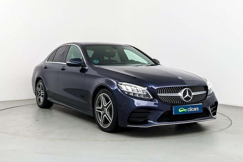 Usado Mercedes C220 194 CV (142 kW) 2020 Azul Berlina