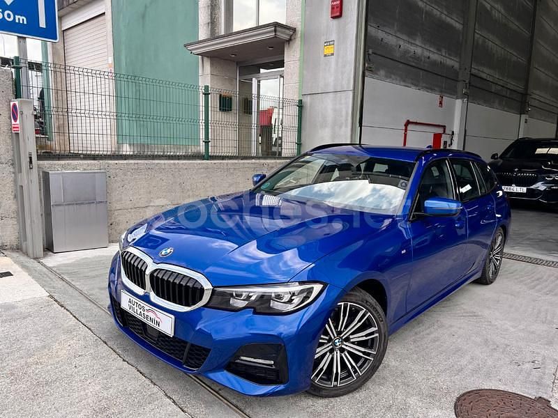 Azul Usado 2020 BMW 320 M Sport Familiar | 34.900 € (Caro) - Imagen 1/4