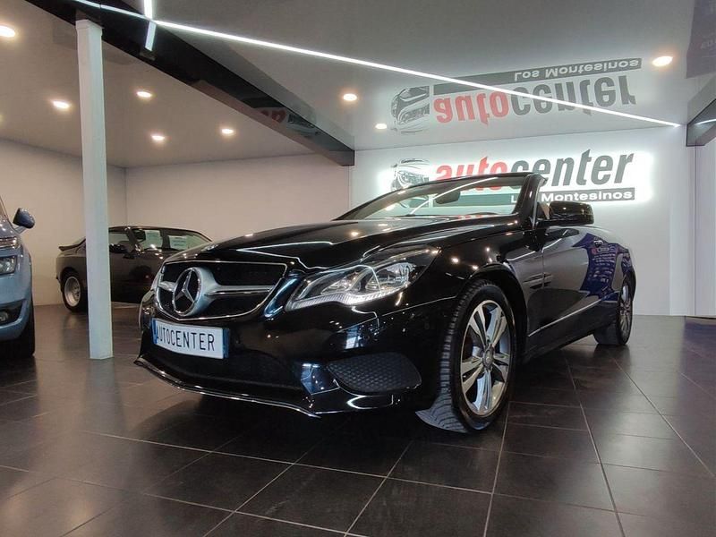 Negro Usado 2014 Mercedes E200 Descapotable | 24.490 € (Un poco caro) - Imagen 1/4