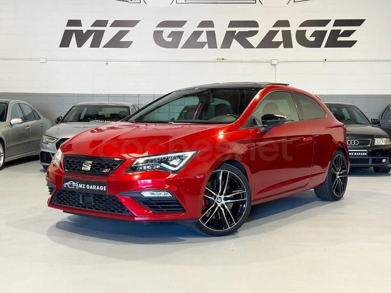 Usado Seat Leon CUPRA 300 CV (220 kW) 2018 Granate Berlina