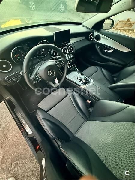 Usado Mercedes C350e AMG line 279 CV (205 kW) 2015 Azul Familiar