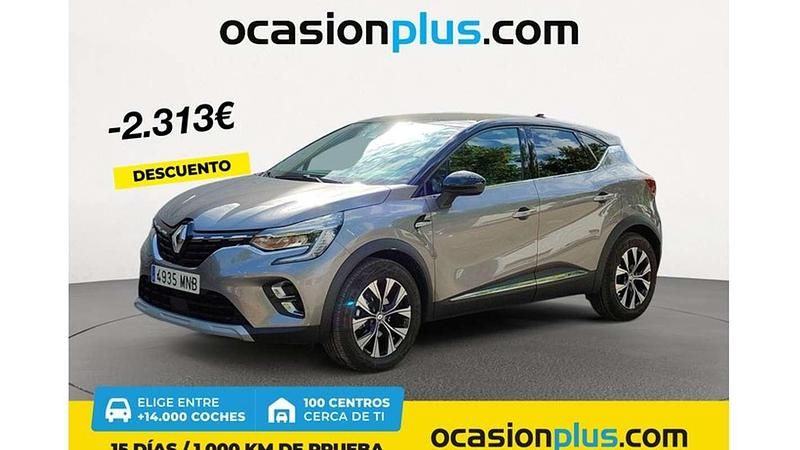 Gris Usado 2024 Renault Captur Techno SUV | 22.455 € (Precio justo) - Imagen 1/4