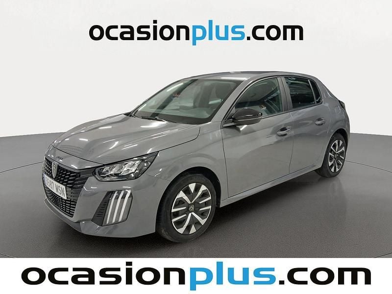 Gris Usado 2024 Peugeot 208 Active Utilitario | 12.891 € (Buen precio) - Imagen 1/4