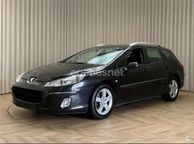 Usado Peugeot 407 137 CV (100 kW) 2005 Negro Familiar