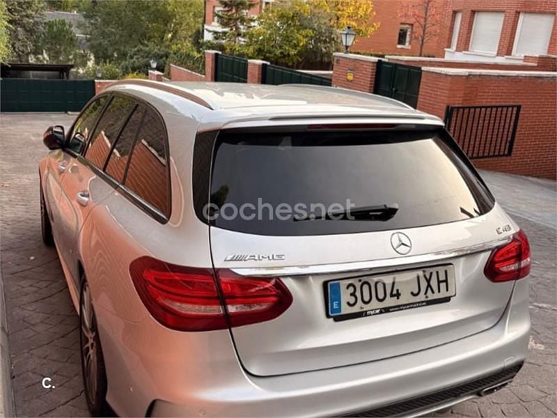 Usado Mercedes C43 AMG 367 CV (269 kW) 2017 Gris / plata Familiar