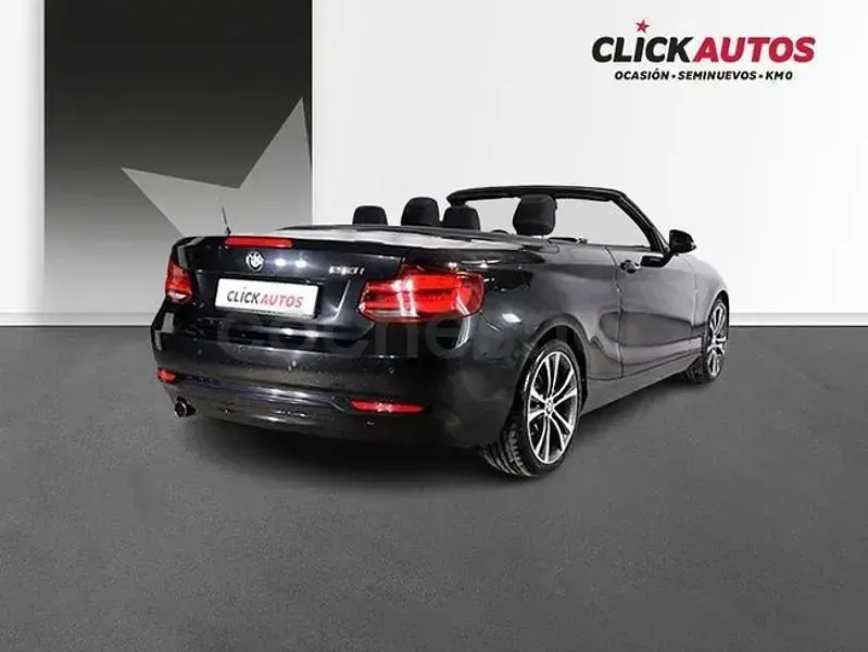 Usado BMW 218 136 CV (100 kW) 2021 Negro Descapotable