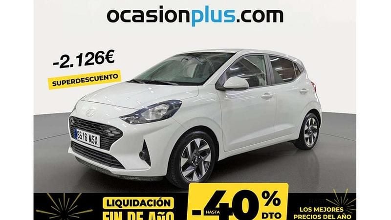 Blanco Usado 2024 Hyundai i10 Utilitario | 11.410 € (Buen precio) - Imagen 1/4