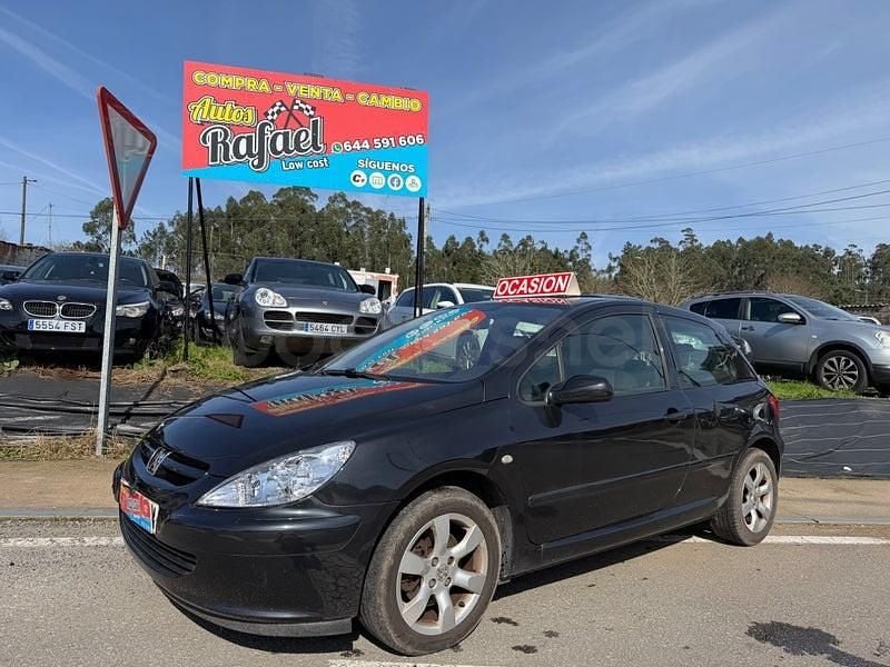 Usado Peugeot 307 110 CV (80 kW) 2002 Negro Berlina