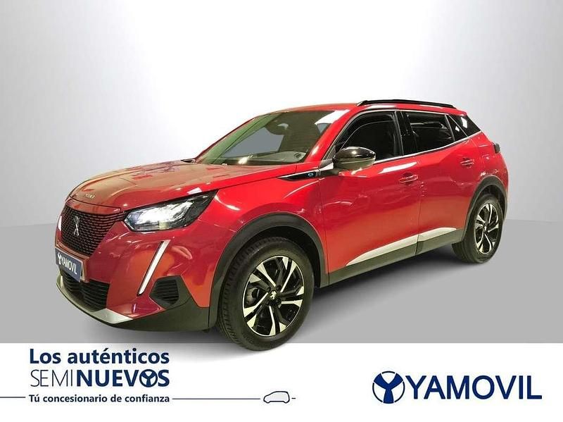 Rojo Usado 2022 Peugeot e-2008 Allure SUV | 21.450 € (Precio justo) - Imagen 1/4