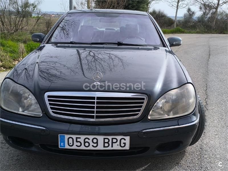 Usado Mercedes S430 279 CV (205 kW) 2001 Azul Berlina