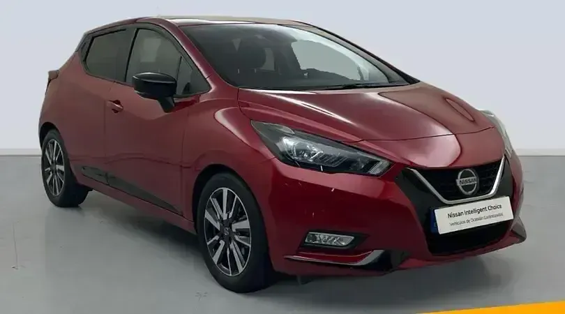 Usado Nissan Micra 92 CV (67 kW) 2021 Rojo Familiar
